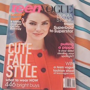Teen Vogue Magazine EMMA STONE September 2011- Cute Fall Style